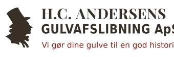 H.C. Andersens Gulvafslibning logo i farve